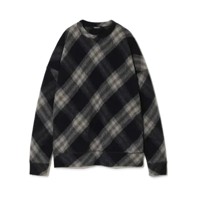 UNDERCOVER Wool Mosser Pullover "Navy"