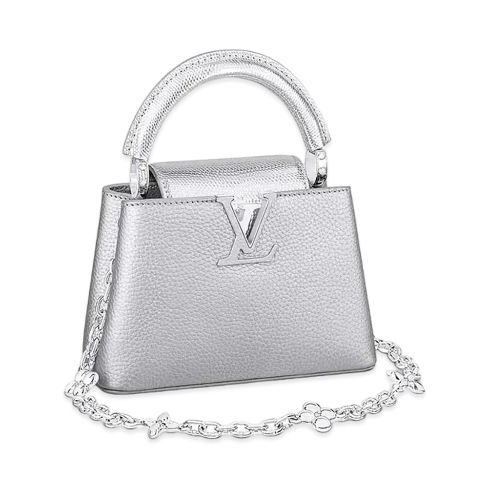 Louis Vuitton Capucines Mini "Silver"