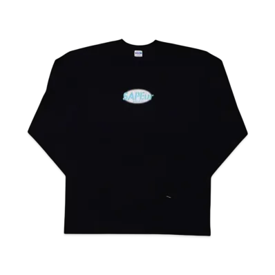 SAPEur Youth Oval Logo Long Sleeve Miint L/S Tee "Black"