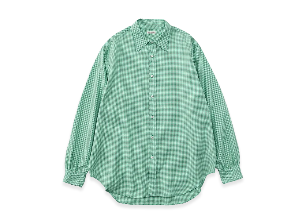 NICENESS E.Mansell Striped Cotton and Summer Wool "Green"