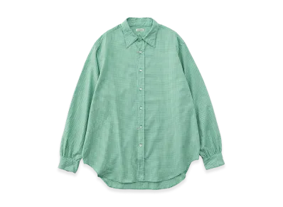NICENESS E.Mansell Striped Cotton and Summer Wool "Green"