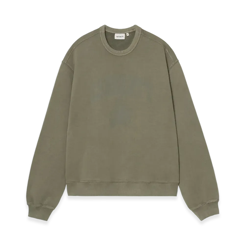 Carhartt WIP Faded Pond Corps Sweat "Cypress(Heavy Stone Wash)"