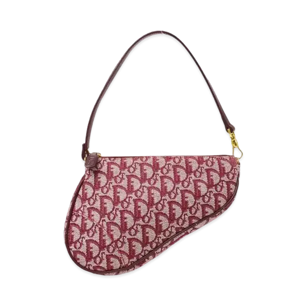 Dior Trotter Saddle Handle Bag "Bordeaux"