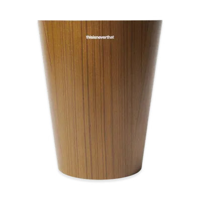 thisisneverthat TNT Saito Wood Basket "Teak Grain"