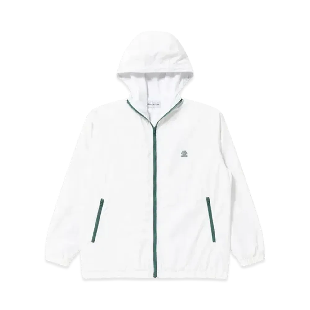 Black Eye Patch OG Label Hooded Track Jacket "White"