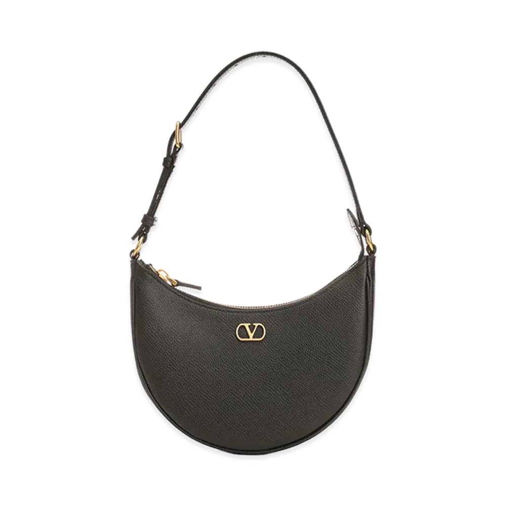 Valentino Women's "Mini Hobo" Small Shoulder Bag "Black"