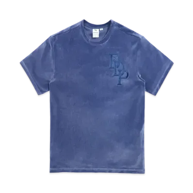 Kith Puma x Dapper Dan Velour Stone Tee "Blue"