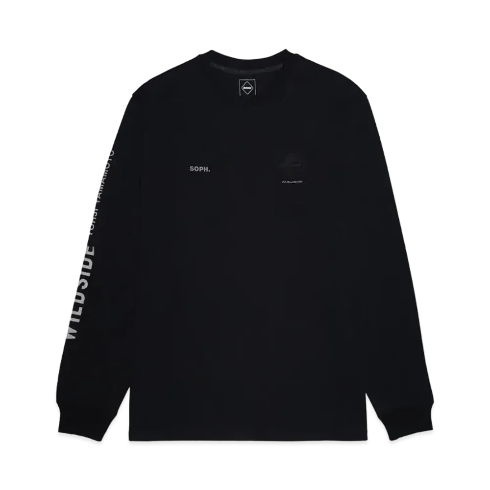 Wildside Yohji Yamamoto x F.C.Real Bristol L/S Team Emblem Tee "Black"