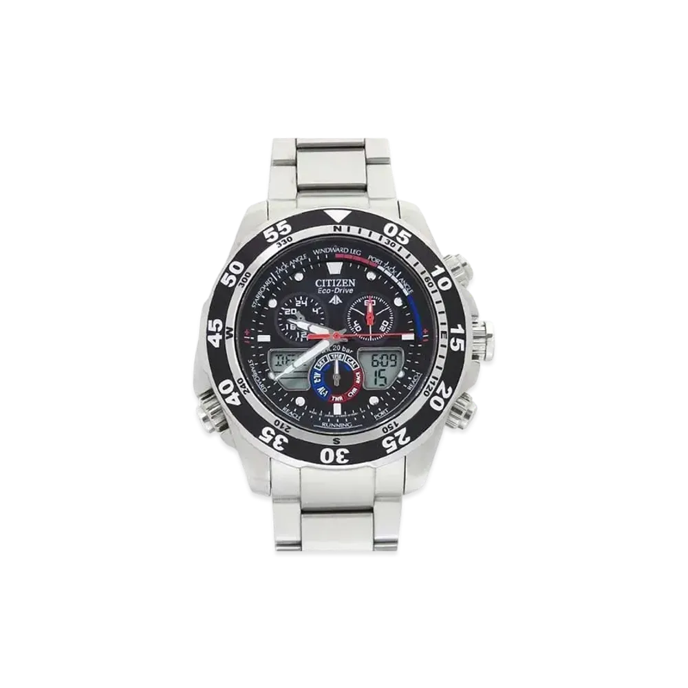 CITIZEN Promaster Eco Drive Yachting World Time "Black" JR4045-57E