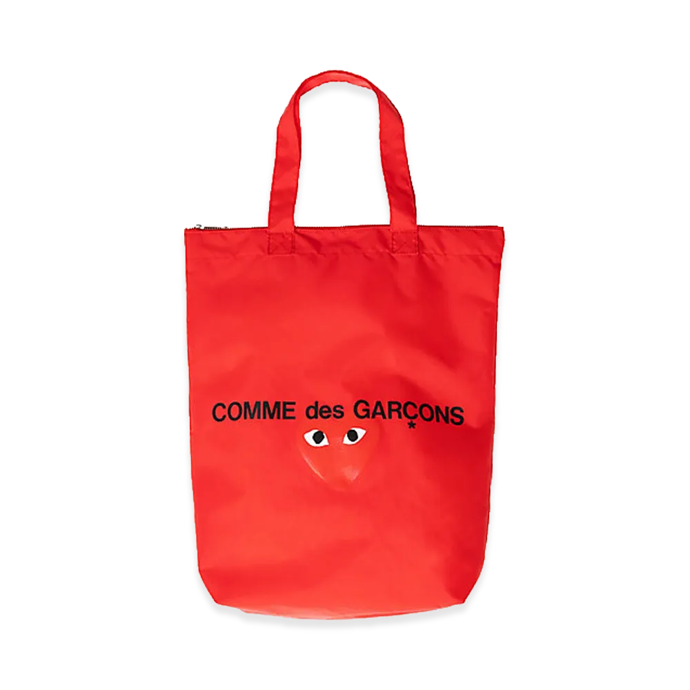 PLAY COMME des GARCONS MARKET PLAY Tote Bag "Red"