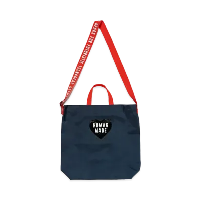 HUMAN MADE Shoulder Tote Bag "Navy"