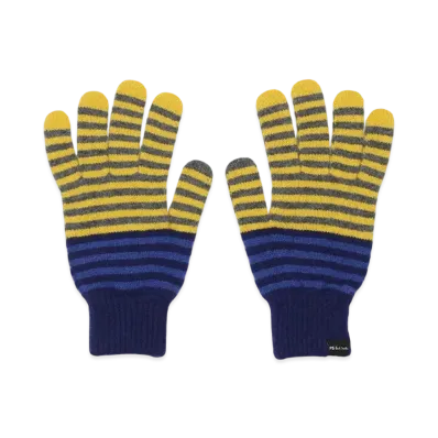 Paul Smith Pop Border Gloves "Navy"
