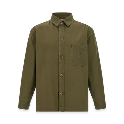Saint Laurent Cassandre Overshirt "Green"