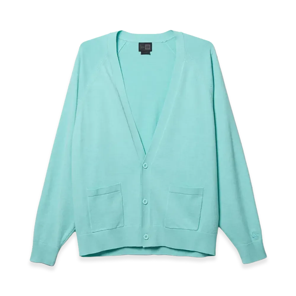 NEW ERA Knit Cardigan Black Label SS26 "Blue Tint"