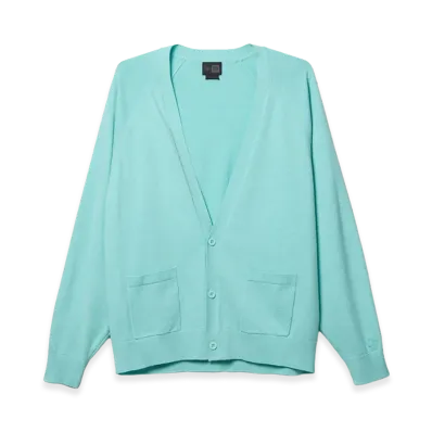 NEW ERA Knit Cardigan Black Label SS26 "Blue Tint"