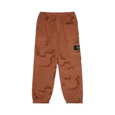 Supreme x Stone Island Camo Cargo Pant "Orange"