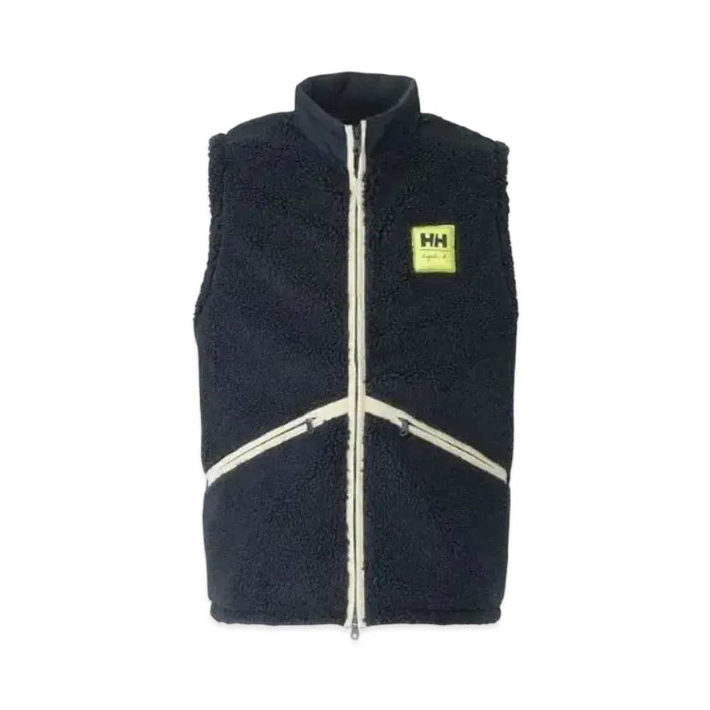 HELLY HANSEN x agnes b. Kodenshi Fiberpile Vest "Deep Navy"