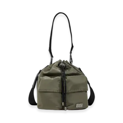 Diesel Multi-Pkts Bucket x Multi-Pkts-Multipocket Bucket Bag In Utilitarian Shell "Military Green"