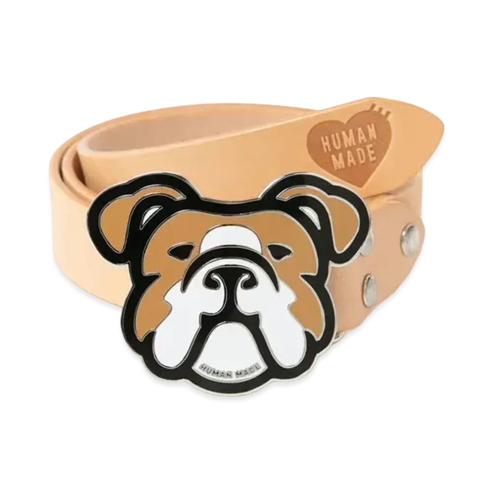 HUMAN MADE ブルドッグ バックル レザーベルト HUMAN MADE BULLDOG LEATHER BELT 