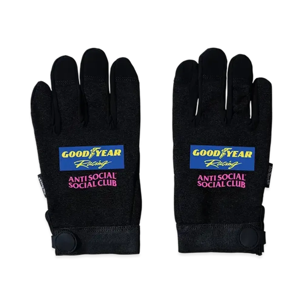 ANTI SOCIAL SOCIAL CLUB x GOODYEAR Racing Gloves "Black"