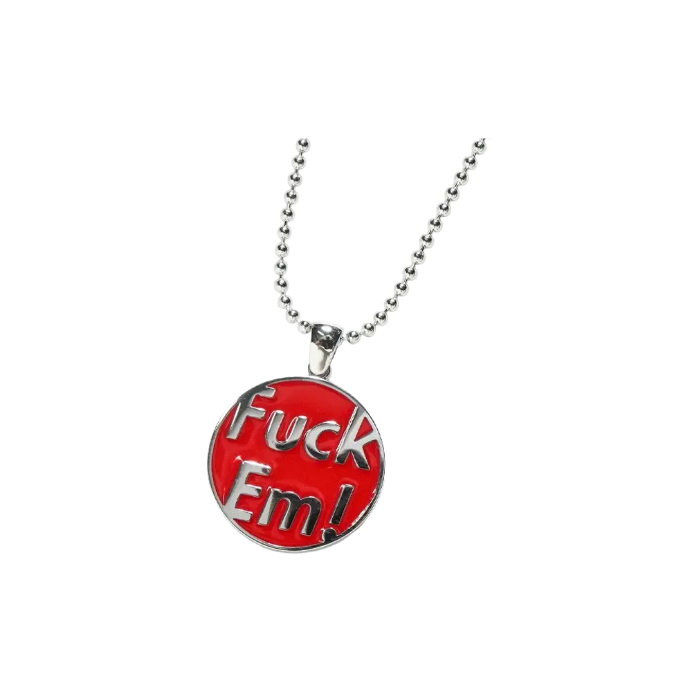 Supreme x Jacob&Co Fuck Em Pendant "Silver"