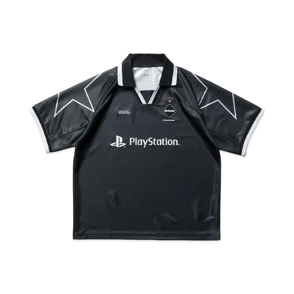 F.C.Real Bristol x PlayStation Star Short Sleeve Game Shirt (Kids) "Black"