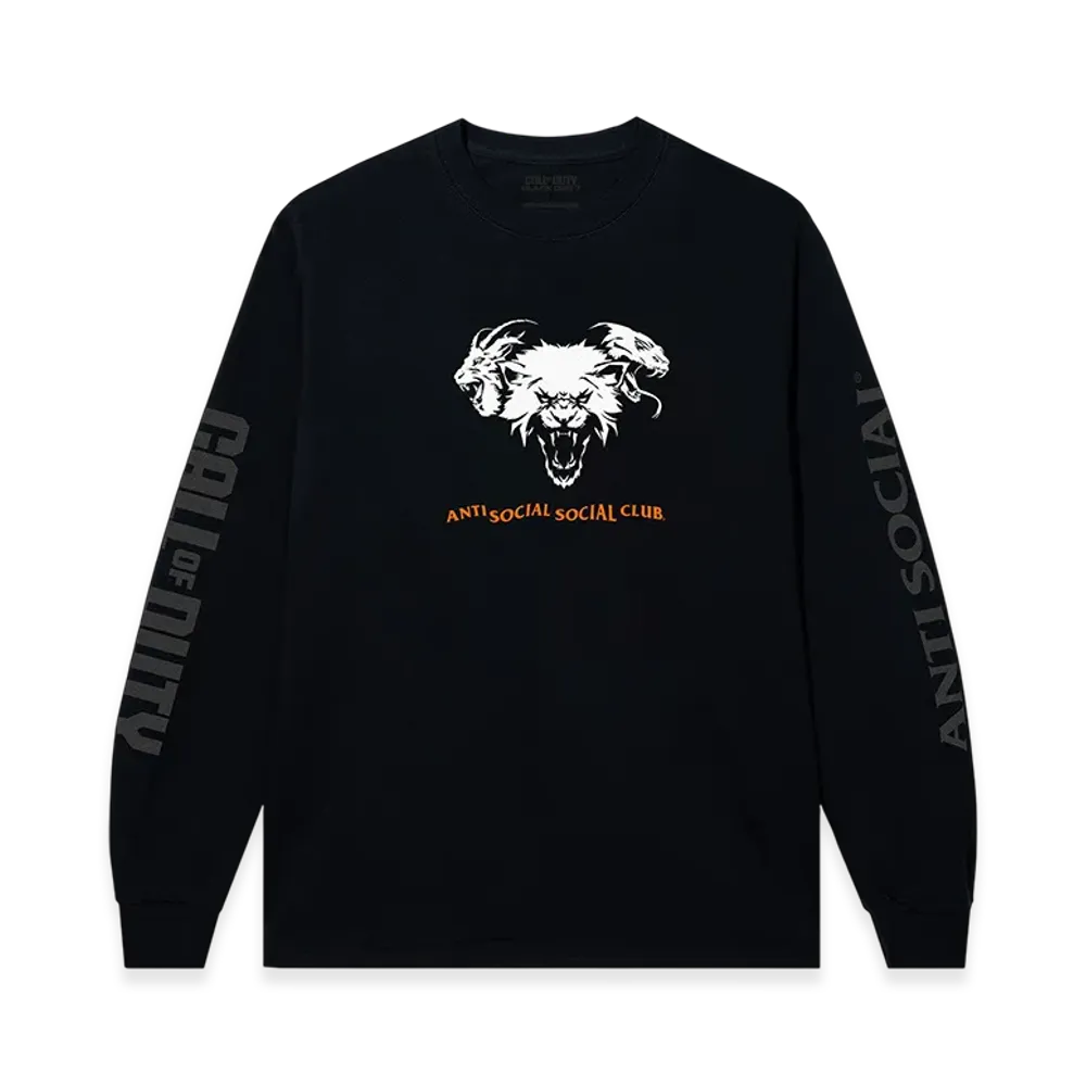 ANTI SOCIAL SOCIAL CLUB x Call of Duty Thermal Cam LS tee "Black"