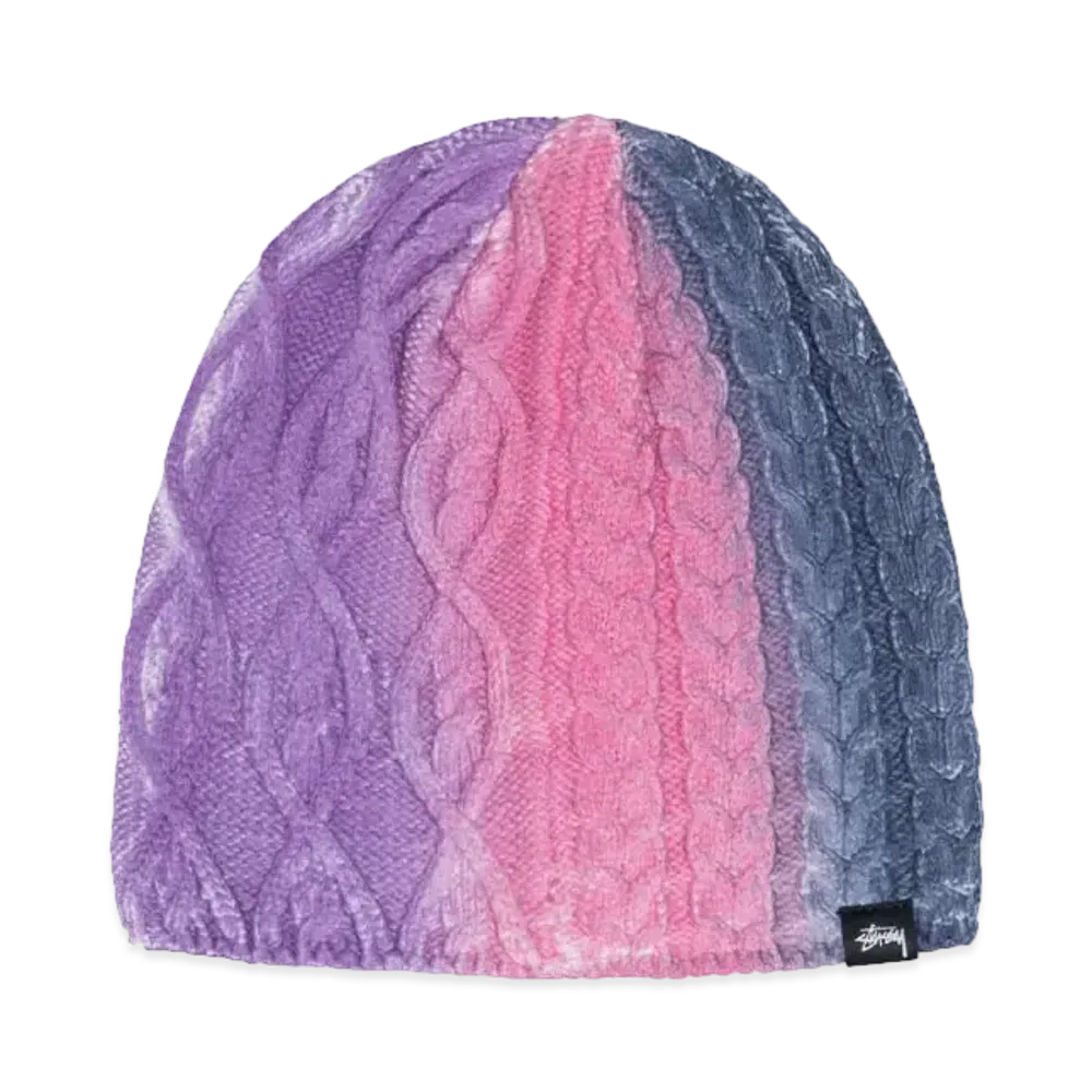 Stussy Skullcap Spray Knit "Purple Multi"