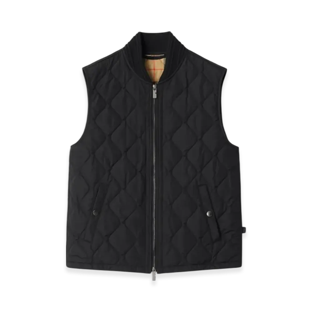 Burberry Quilting Nylon Gilet "Black"