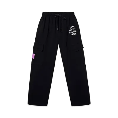 ANTI SOCIAL SOCIAL CLUB Mind Games Cargo Sweatpants "Black"