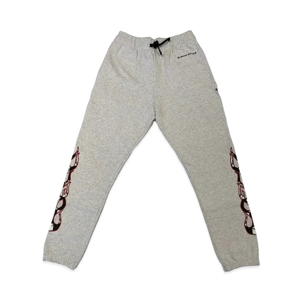 Chrome Hearts Matty Boy Brain Sweatpants "Heather Grey"