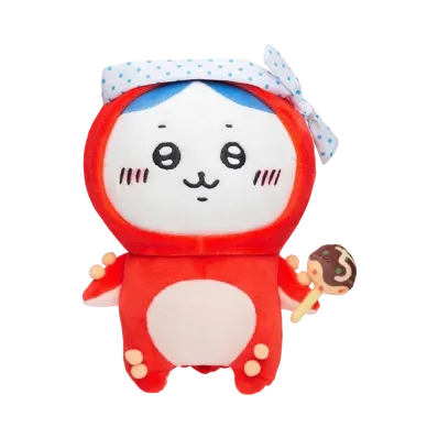 Gray Parka Service -Chikawa- Chikawatako -san Plush toy S (Hachiware)