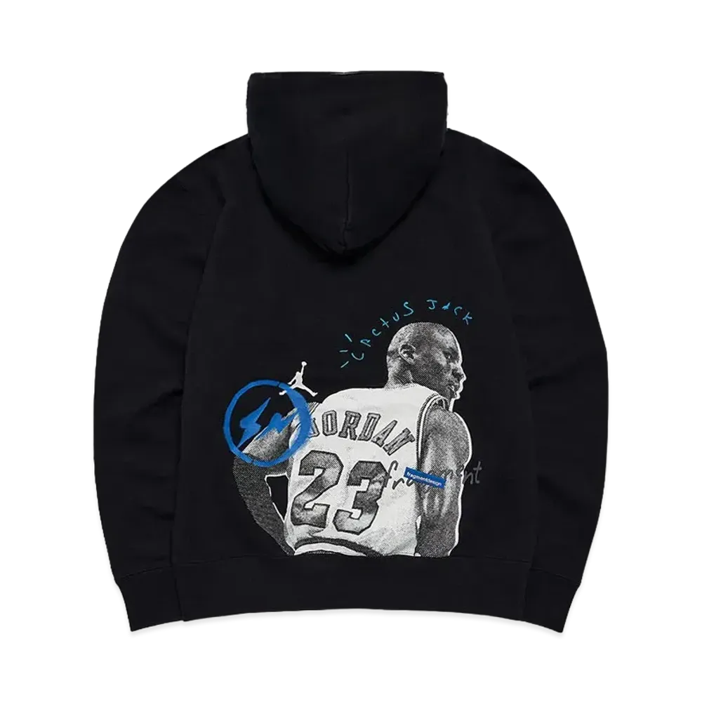 Air Jordan Travis Scott  Fragment Hoodie "Black"