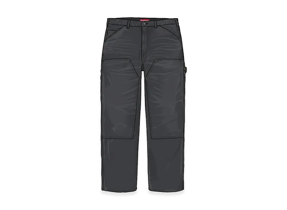 Supreme Worn Double Knee Painter Pant "Black" (26FW)