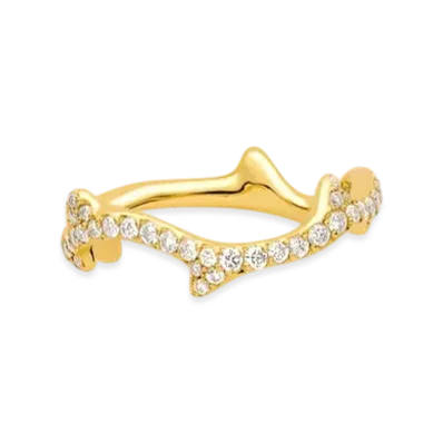 Dior Bois de Rose Earrings Ring "Yellow Gold/Diamond"
