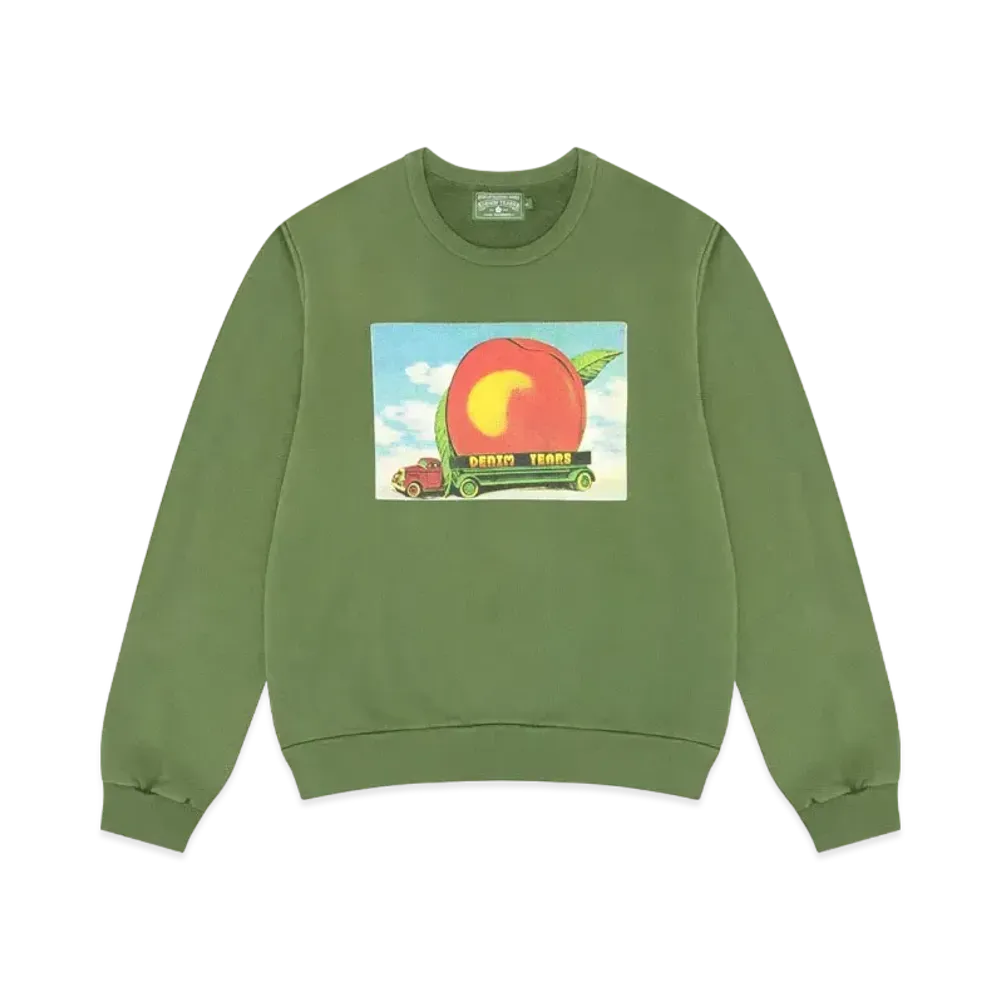 DENIM TEARS Giant Fruit Crewneck "Olive"