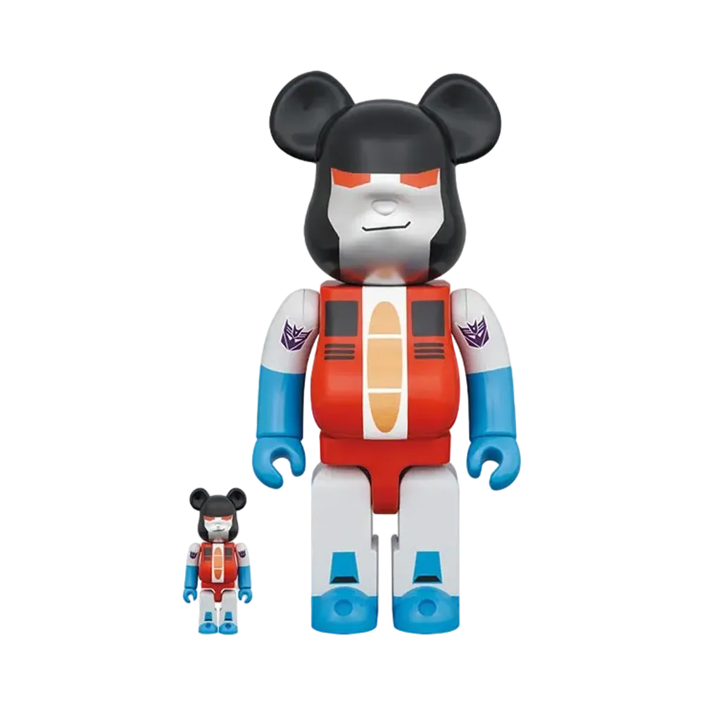 Bearbrick TRANSFORMERS STARSCREAM 100% & 400%