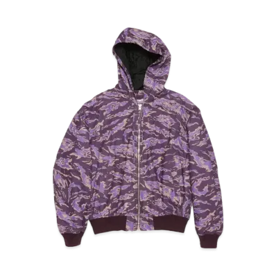 Acne Studios Hooded Padded Jacket "Purple Multi"