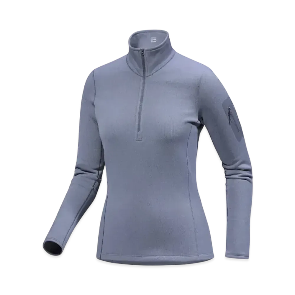 ARC'TERYX Women's Kyanite Base Layer Zip Neck "Stratus"