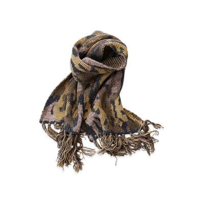 NICENESS Stewart Melange Suvin Knit Scarf "Leaf"