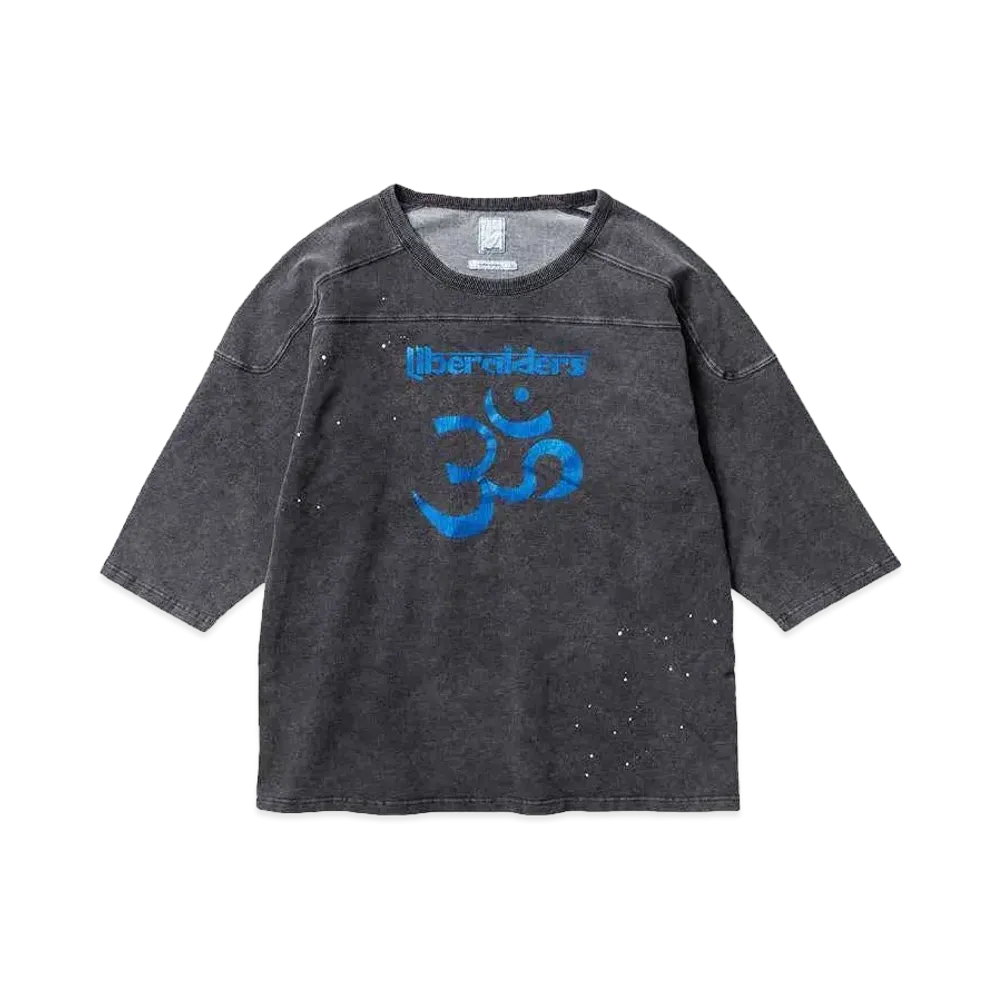 Liberaiders INDIGO DYED CREWNECK "BLACK"