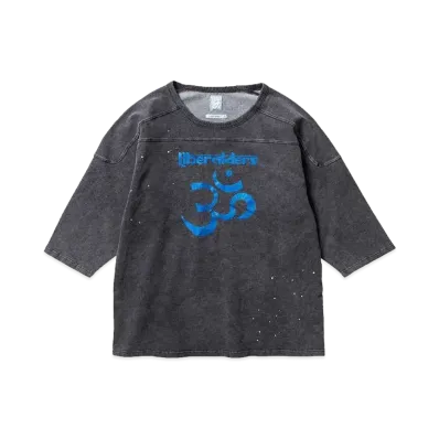 Liberaiders INDIGO DYED CREWNECK "BLACK"