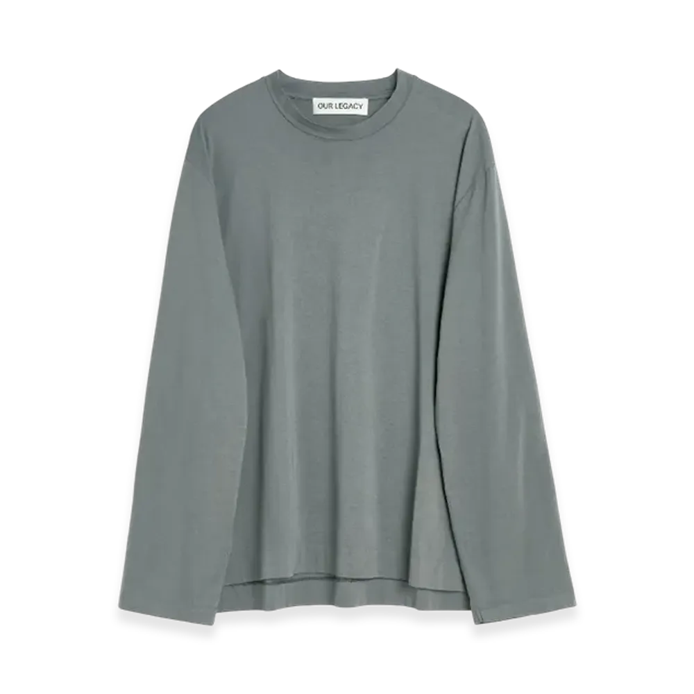 OUR LEGACY Box Longsleeve "Blue Gingam"