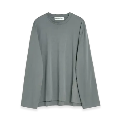 OUR LEGACY Box Longsleeve "Blue Gingam"