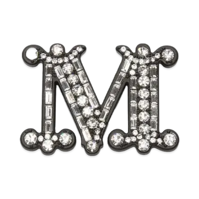 Max Mara M Brooch Crystal Brooch "Black"