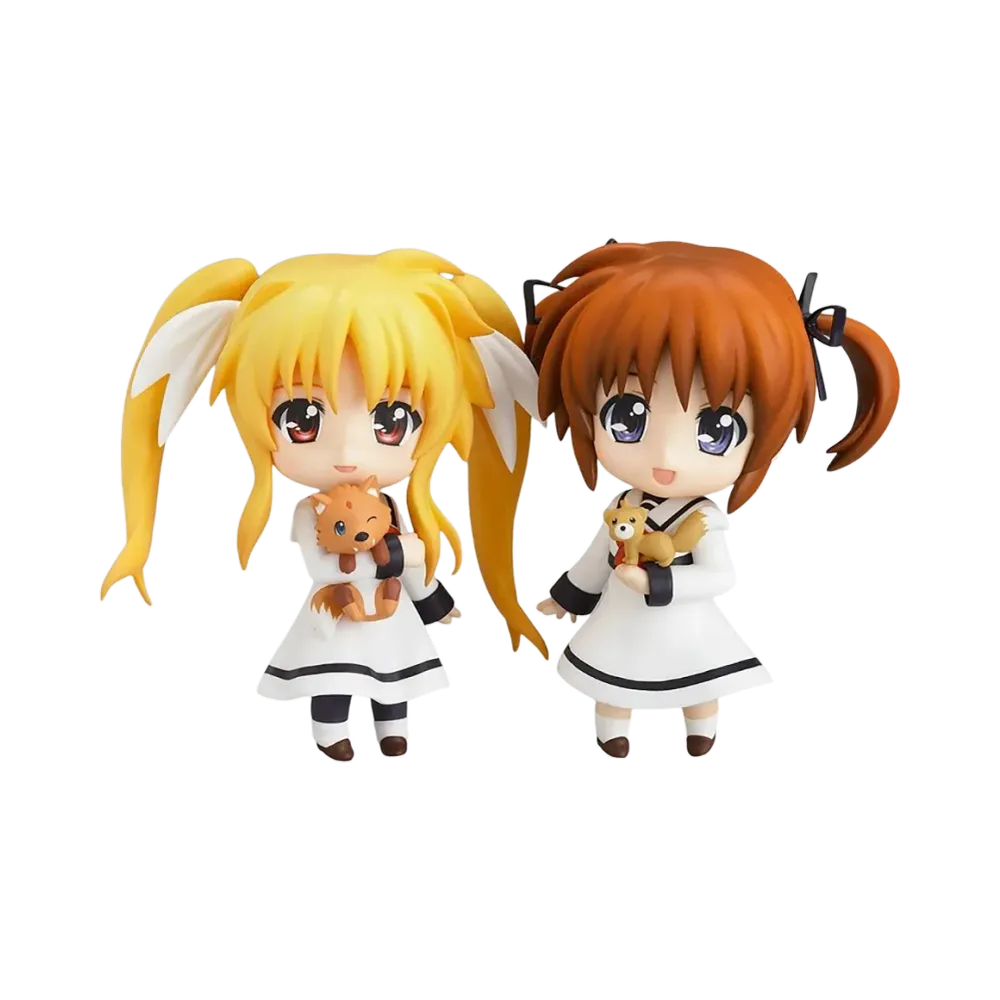 Good Smile Company "Nendoroid" -Magical Girl Lyrical Nanoha: The Movie 2nd A's- 254 Nanoha Takamachi & Fate Testarossa : Seishoudai Primary School Uniform Ver.