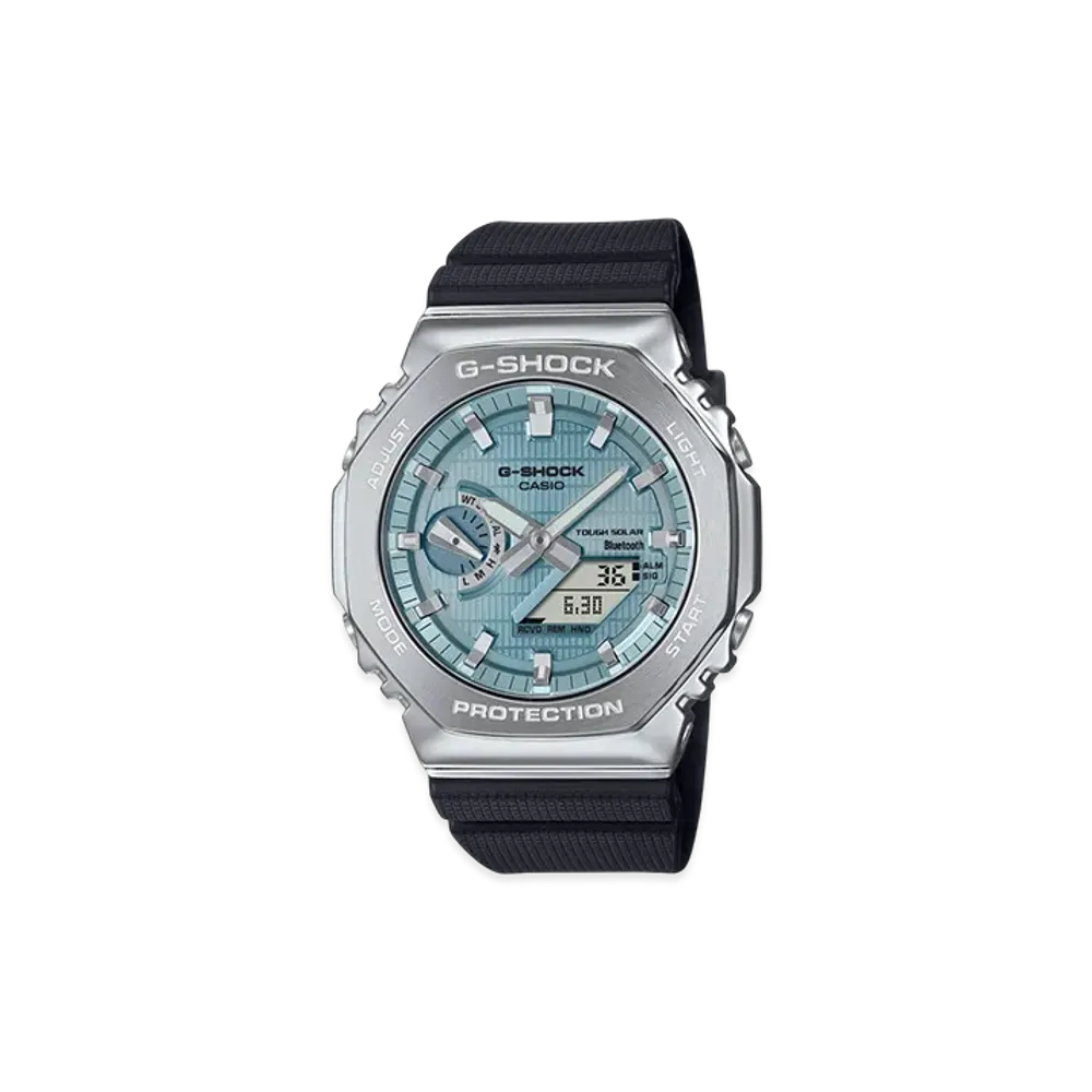 Casio G-Shock Gbm-2100 Mobile Link Analog-Digi Solar M Watch "Black/Cmbi"