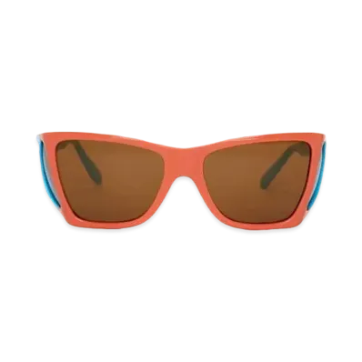 JW ANDERSON Wide Frame Sunglasses "Orange/Light Blue"
