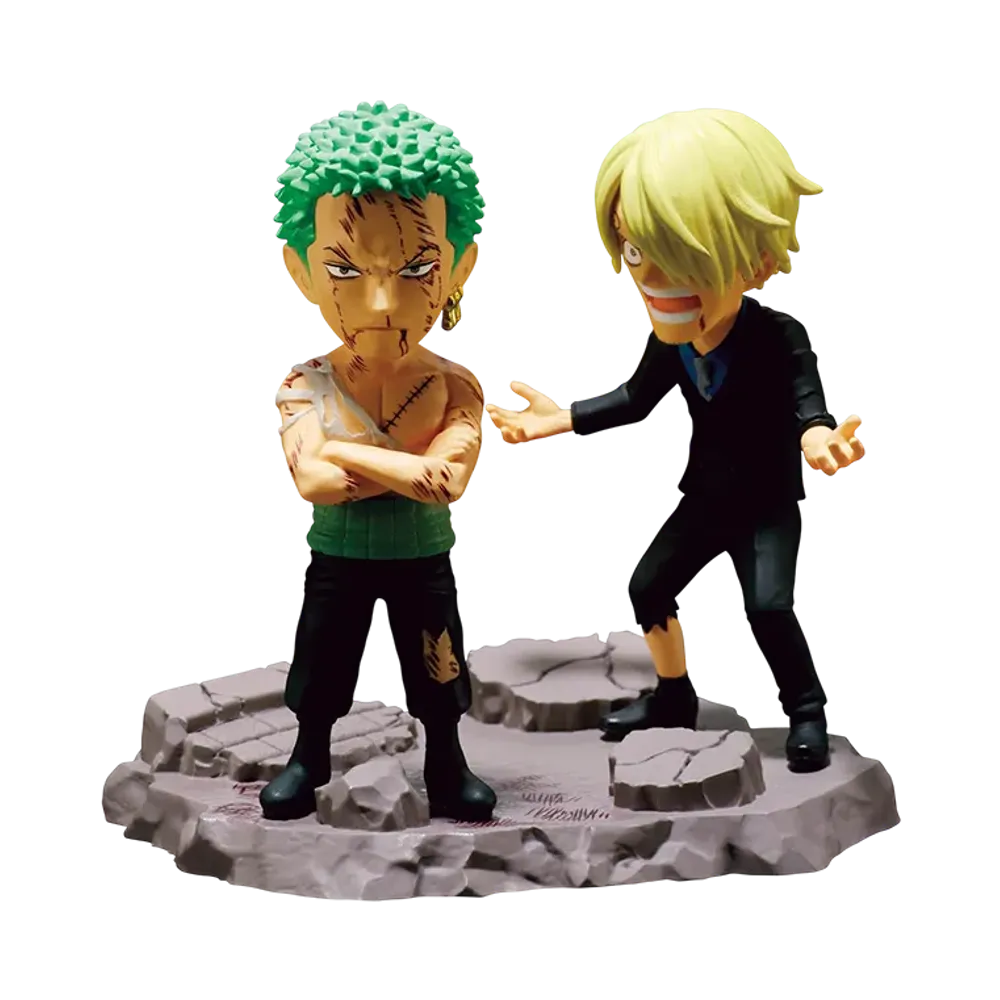 BANPRESTO "World Coletable Figure Log Stories" -ONE PIECE- Roronoa Zoro & Sanji: "Nothing!!! There Was Nothing...!!!"