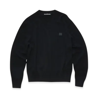 Acne Studios Wool V-Neck Sweater "Black"